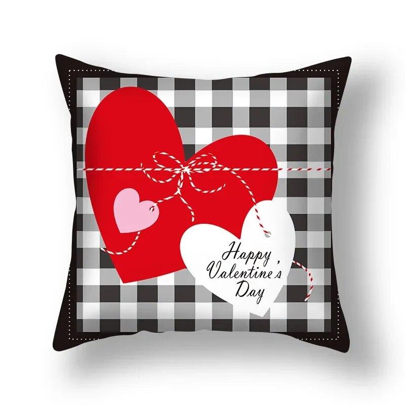 Love Sweet Cartoon Pillowcase Wedding Party Birthday Festival Decoration Sofa Office Seat Car Cushion Cover Home