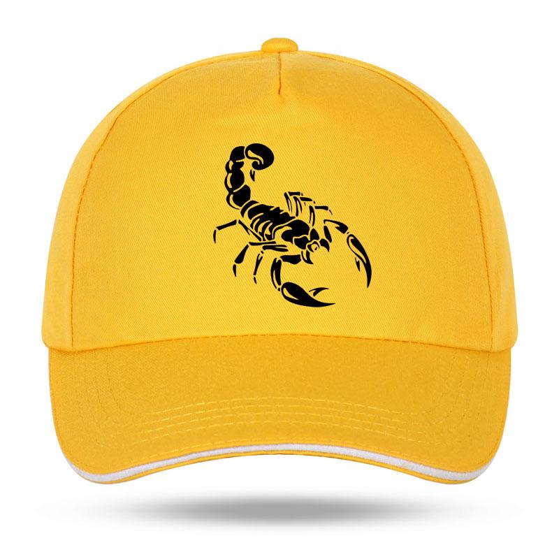 New Unisex Women Fashion Scorpion Baseball Caps for Hip Hop Cotton Trucker Cap Bone Dad Hats