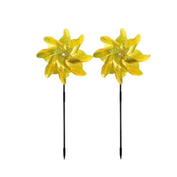 2/10pcs Bird Repeller Child Windmill Garden Orchard Protection Reflective Windmill Bird Repellent Anti Birds Windmill Spinner