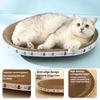 Corrugated Cat Scratcher Cat Scrapers Round Oval Grinding Claw Toys for Cats Wear-Resistant Cat Bed Nest Cat Accessories Cat Tre