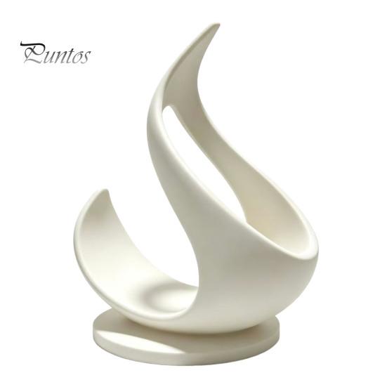 Artistic Wine Storage 3D Printed Flame Bottle Holder, Modern Sculptural Rack for Unique Tabletop Decor Home Bar, Decorative Stand, Creative