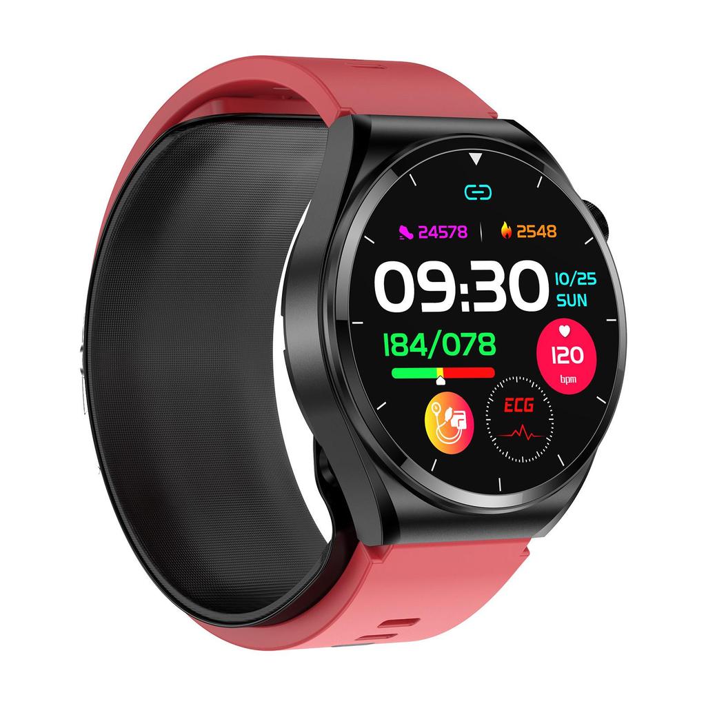 2025 S22 Smartwatch: Air Pump, Airbag, Accurate Blood Pressure, Voice Broadcast, ECG, Blood Sugar, Uric Acid Monitoring.