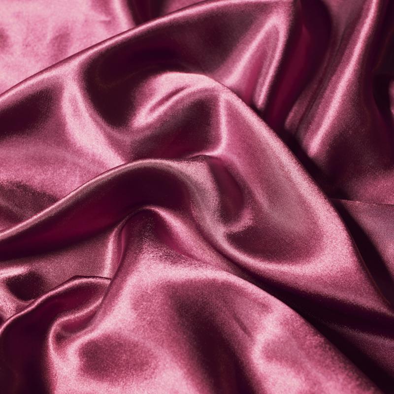 1Pc Satin Fitted Sheet Solid Colour Twin Full Queen Ice Silk Mattress Cover Natural With Elastic Band Bed Sheet (No Pillowcase)