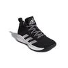 Adidas Cross Em Up 5 K Slip-Resistant Cushioning Wear-Resistant Low-Top Basketball Shoes Black Kids' Sneakers FZ1473