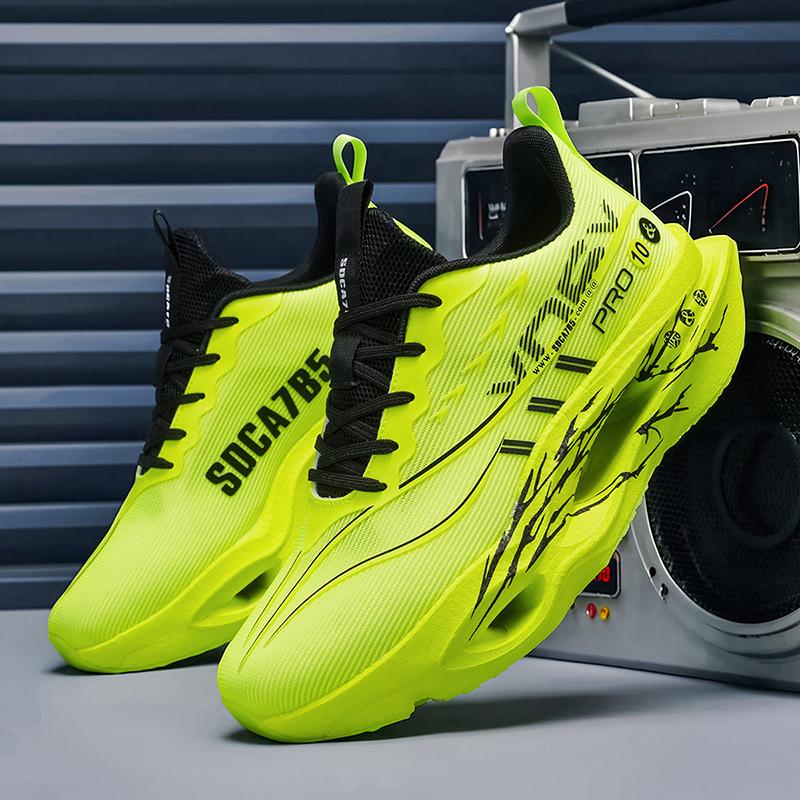 Men's Running Shoes - Carbon Plate Technology, Lightweight Cushioning Sneakers, Non-Slip Gym Training Shoes,