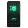 Green Led Light Bar Rocker Switch SPST 5Pins/DPDT 7Pins For Car Marine Boat IP68 NARVA Carling ARB Auto Parts Camper Replacement Switches4