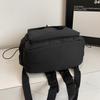 Minimalist Backpack for Women and Men Lightweight Nylon School Bag with Front Pocket