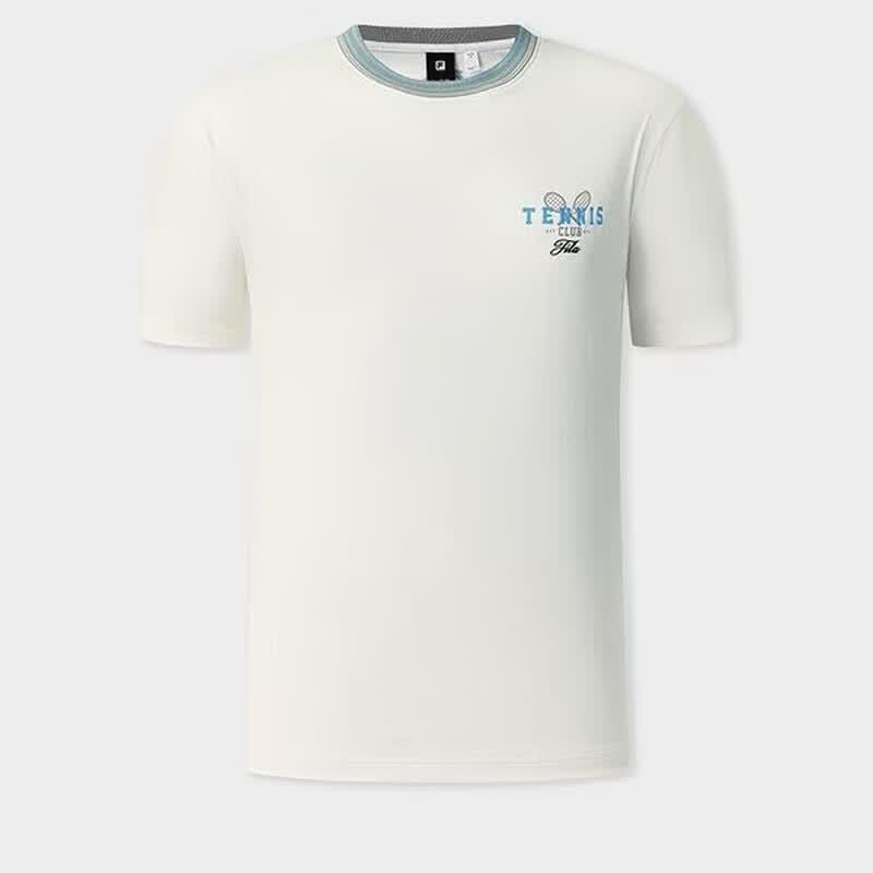FILA Men s 2026 Summer Knitted Short-Sleeve Tennis T-Shirt M