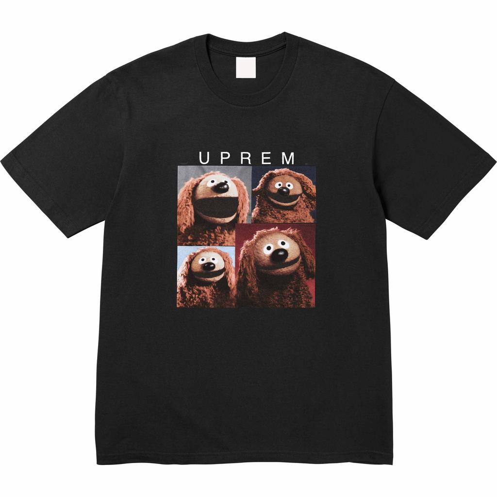 24SS ROWLF TEE Muppet Big Movie Pianist Doll Pattern Short Sleeve T-shirt Pure Cotton Base Top Quality Luxury Brand