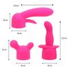 G Spot AV Rod Stick Vibrators Headgear Magic Wand Attachment Clitoris Massager Vibration Head Cap Accessories Sex Toys for