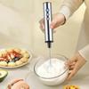 Espumador de Leche Eléctrico de Mano 3 en 1 3 Velocidades Ajustables Mini Batidora de Mano Varilla Desmontable de Acero Inoxidable Herramienta para Uso en la Cocina del Hogar