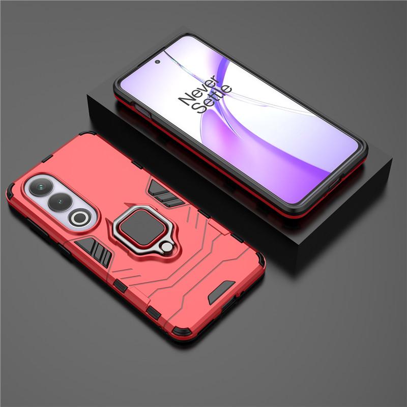 

Для OnePlus ACE 3V 5G Чехол для OnePlus ACE 3V Чехол 6,74 дюйма Бронированный палец Кольцо Жесткий противоударный бампер для OnePlus ACE 3V For OnePlus ACE 3V красный