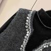 Women's V-Neck Sequin Knitted Vest
