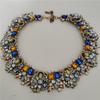 2026 New Fashion Crystal Rhinestones Large Collar Choker Necklace Earrings Women Jewelry Sets Indian Statement Wedding Necklace