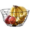 Fruit Bowl Washing Fruit Hollow Drain Basket Iron Fruit Basket Living Room Coffee Table Net Red Fruit Plate Snack Storage Basket