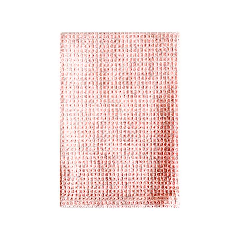 Ensemble torchon et tampon à récurer en coton gaufré ananas