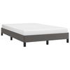 Vidaxl Bed Frame, Grey, 120X200 Cm, Faux Leather