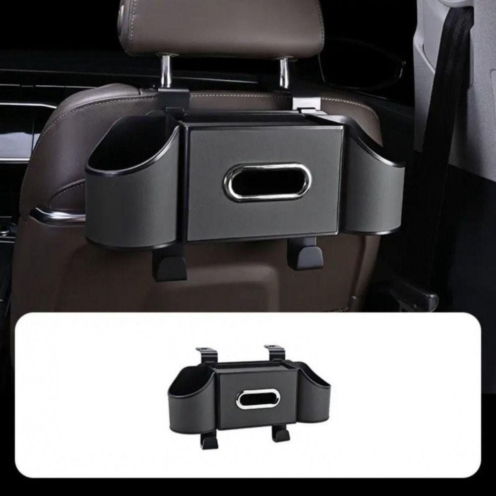 Mobile Phone Stand Car Backseat Organizer Hanging Style Vehicle Tissue Box  Auto Accessories