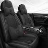 Husă Scaun Auto din Piele Respirabilă Mătase de Gheață, Potrivire Universală pentru Toate Sezoanele, Design Acoperit Complet