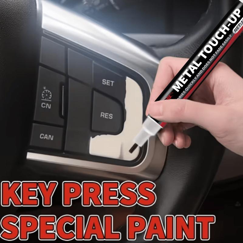 Car Paint Repair Pen, Professional-Grade Car Interior Paint Repair Pen - Black Plastic Scratch Repair Pen, Suitable for Steering Wheel, Dashboard, and