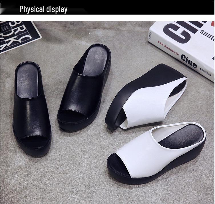 Women's 2021 Wedge Heel Platform Sandals - Fish Mouth Design