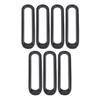 ABS Car Front Grille Decoration Ring Cover Stickers For Jeep Wrangler JK 2007-2017 Car Exterior Accessories