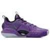 Li Ning All City 9 V1.5 Youth Edition Shock Absorption Non-Slip Wear-Resistant Low-Top Basketball Shoes Kids Basketball Shoes Purple ABPR033-2