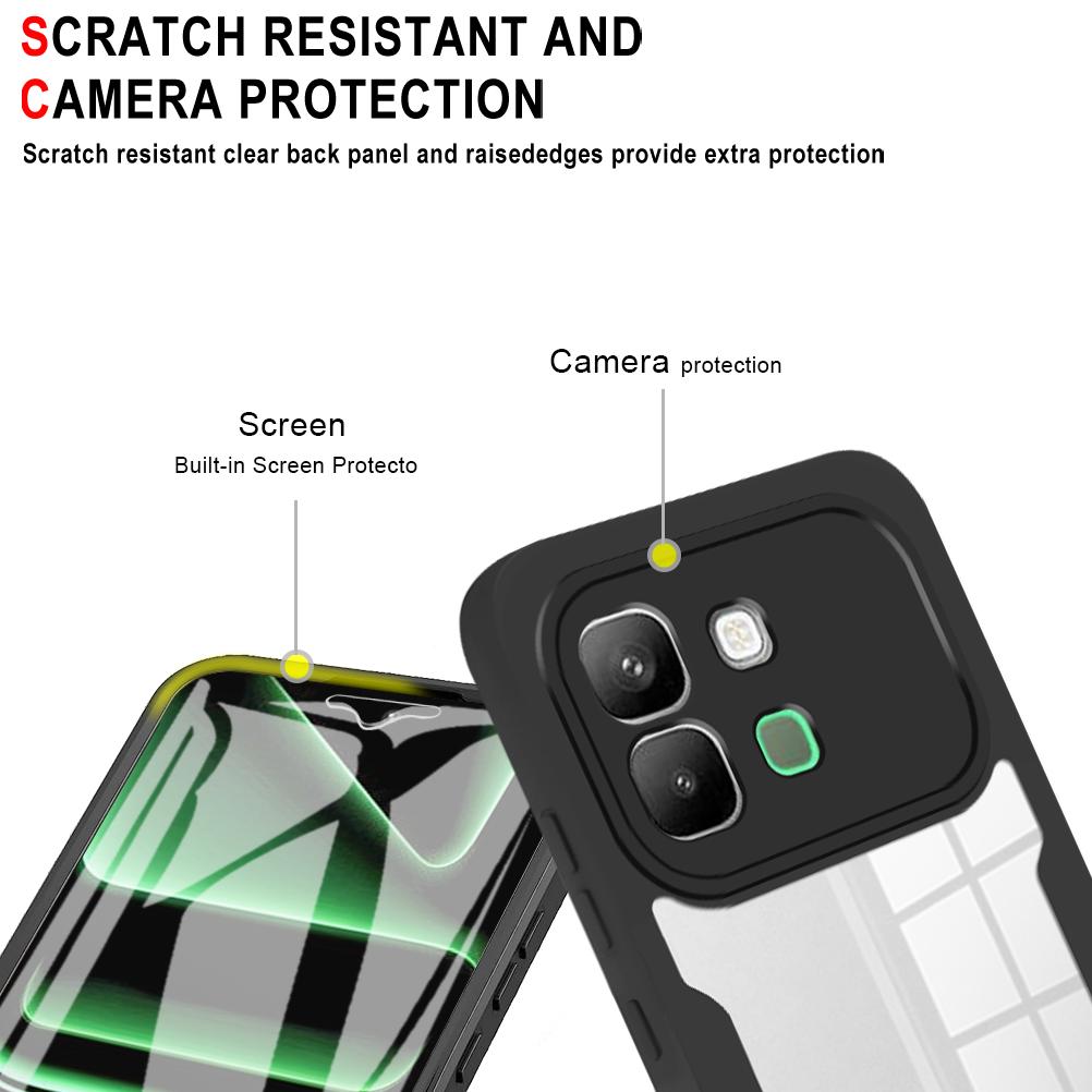 Full Body Protection Shockproof Case for Infinix Note Edge 5G Protective Cover Screen Protector Fundas Coque