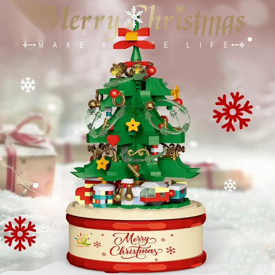 ToylinX Christmas Decoration Series ABS Model Building Blocks: Kids' Toy, Holiday Decor & Perfect Gift