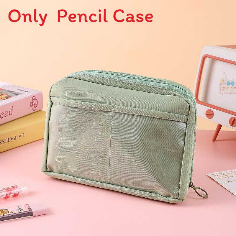 Trousse pentru pixuri din pânză cu model panda, capacitate mare, pentru elevi, băieți, fete, rechizite școlare