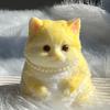 Cute Chubby Cat Orange Cat Siamese Cat Plush Soft Squishy Girl Child Birthday Gift Fidget Soft Toy Pet Ornament