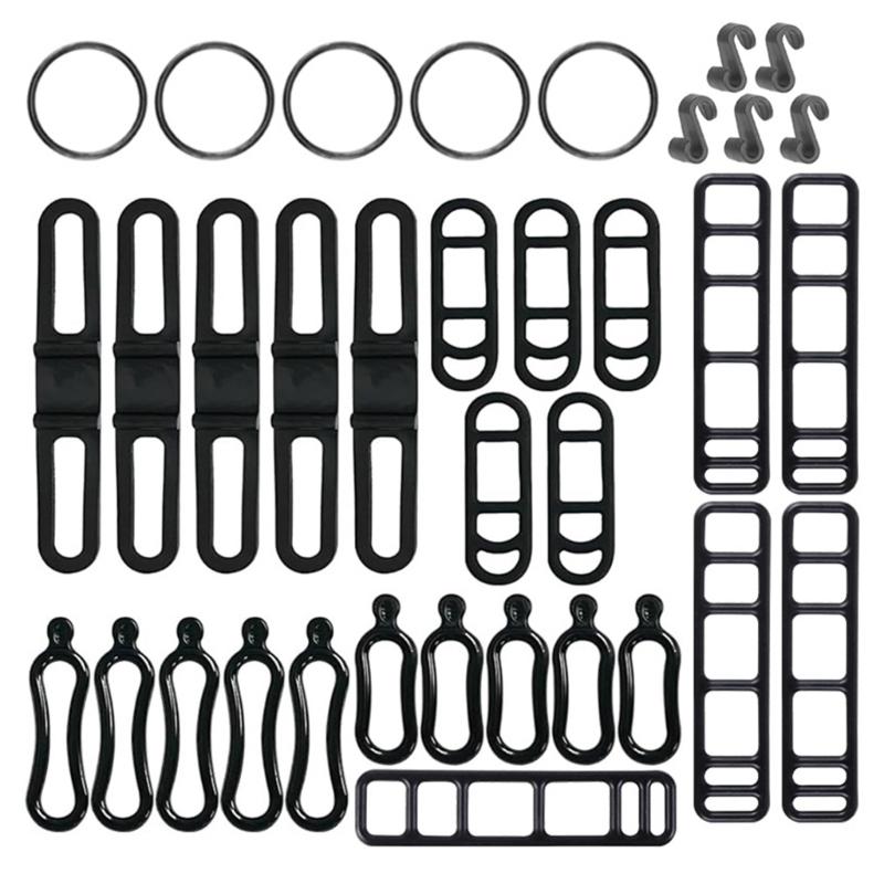 1set Cyclings Bikes Silicone Band Elastics Belt Bandages Belt Bicycles Handlebars Mount Stand Elastics Belt Easily Use 1