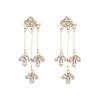 Maple Leaf Tassel Earrings Charming Fashion Jewelry Retro Maple Leaf Earrings Sparkling Women Earrings For Everyday Casual Wear