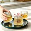 Drehbarer Glasbecher Oberteil Drehbarer Glasbar Whiskeyglas Dekompressionsglas Ausländisches Weinglas Wasserglas