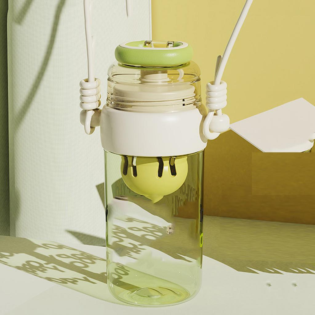 Draagbare Dubbele Drinkbeker voor Vrouwen, Buitensporten, Fitness, Plastic Waterfles voor Sportschool, Reizen