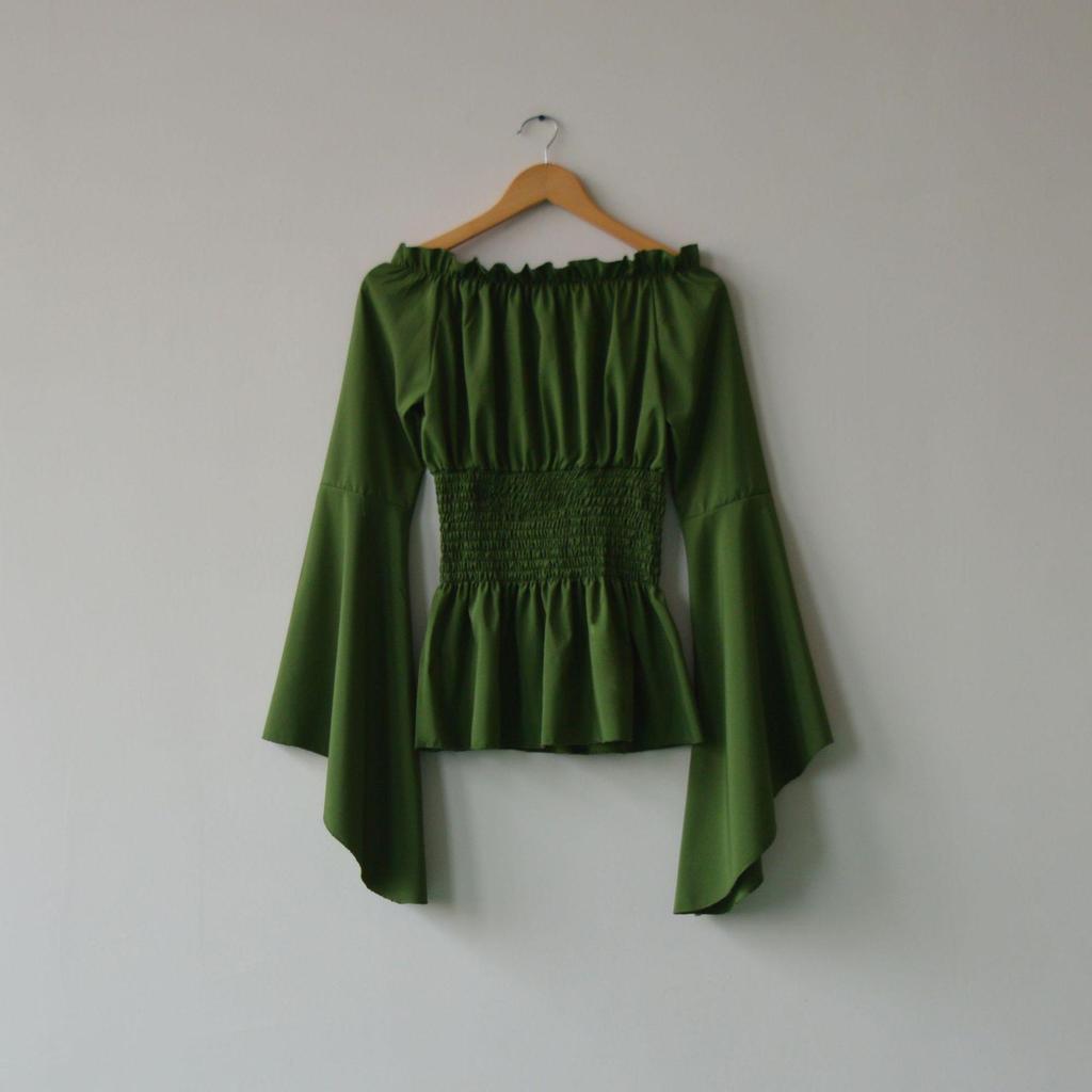 2024 Women's Renaissance Dress: Long Sleeve Short Skirt for Medieval Role Play