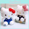 Pluszowa zabawka Hello Kitty z ozdobną kokardką Prezent dla dziewczynek na urodziny