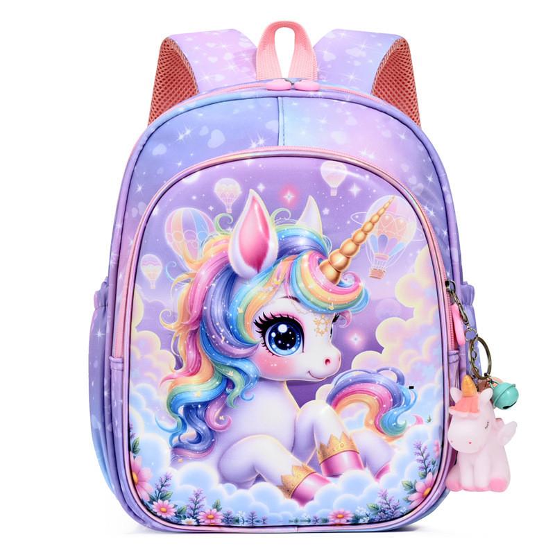 Elsa Kuromi Spider Man Einhorn Rucksack mit atmungsaktivem Oxford-Gewebe für Kindergartenkinder