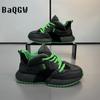 New Fashion Brand Designer Whtie Thick Bottom Casual Board Shoes for Men Flats Loafers Sports Walking Sneakers Zapatos Hombre