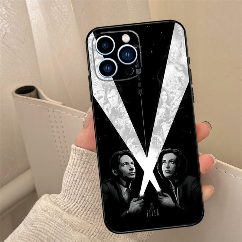 The X Files TV Series Phone Case For iPhone 17 16 15 14 13 12 11 Pro Max mini 15 16 Plus 16e 17 Air Cover Coque