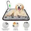 Pet Heating Pad Electric Heat Mat for Cat Dog Puppy Whelping UK, 45x45 cm 20W / 70x45 cm 30W, Oxford Cloth Leather, 3 Gears