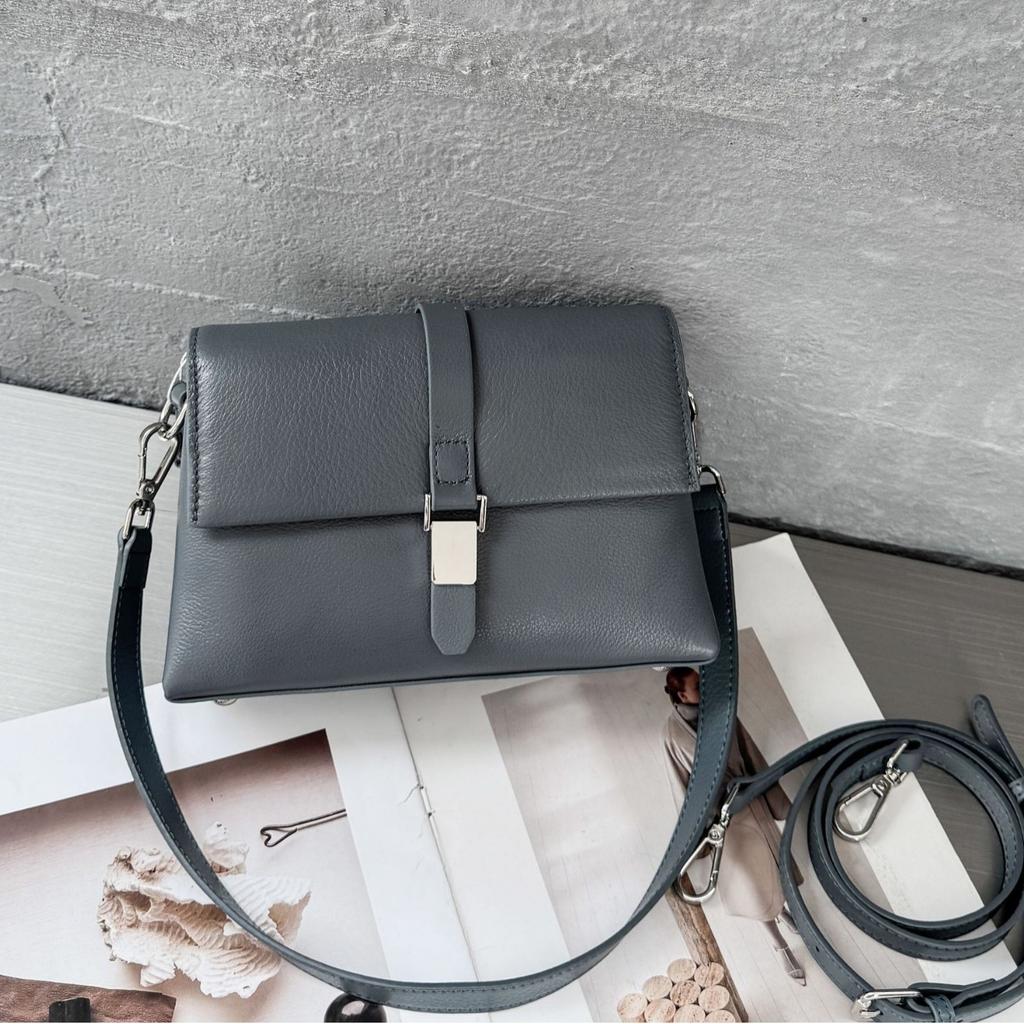 Cowhide Natural Drop Pattern Women's Bag, One Shoulder Crossbody Women's Bag, Fashionable and Good-looking