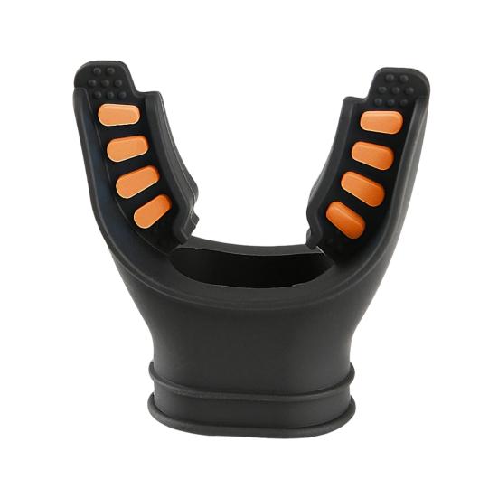 U-shaped Mouthpiece Easy Access Design Universal Caliber Snorkelling Mouthpiece with Cable Ties Snorkel Regulator