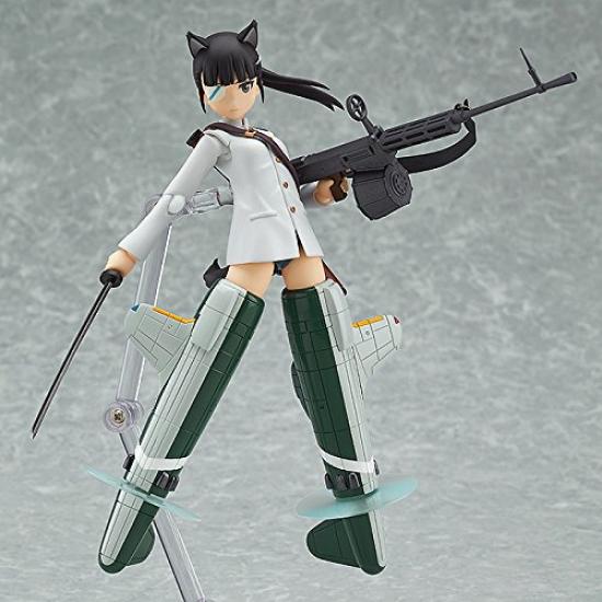 Figma Strike Witches the Movie Mio Sakamoto malovaná pohyblivá figurka Měřítko neurčeno ABS&PVC