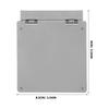 Air Conditioning Panel Cover Sturdy Waterproof Ac Switch Panel Protector for Home Wall Mounted Hvac Systems Cover