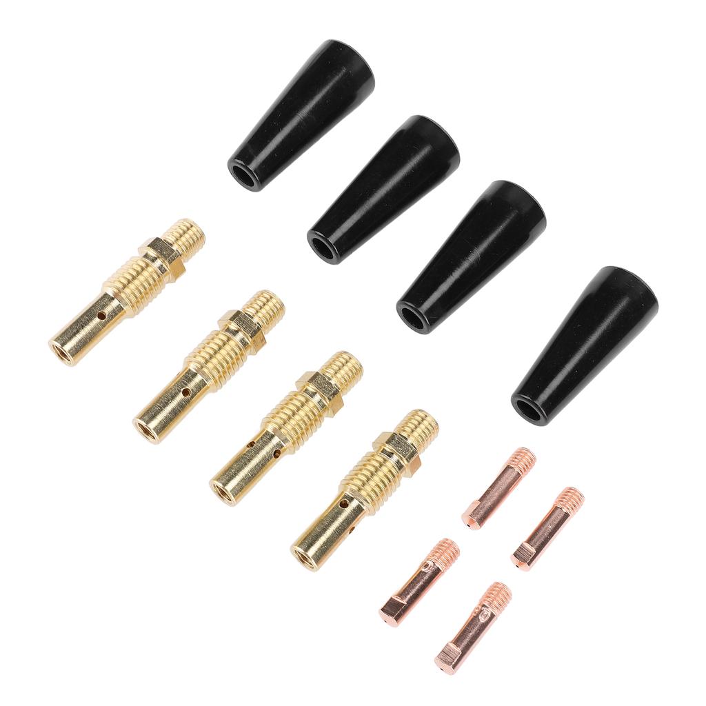 48 Pcs Flux Core Gasless Nozzle Tips Kit 0.030 Inch MIG Welding Tips Gas Diffuser for Magnum 100L