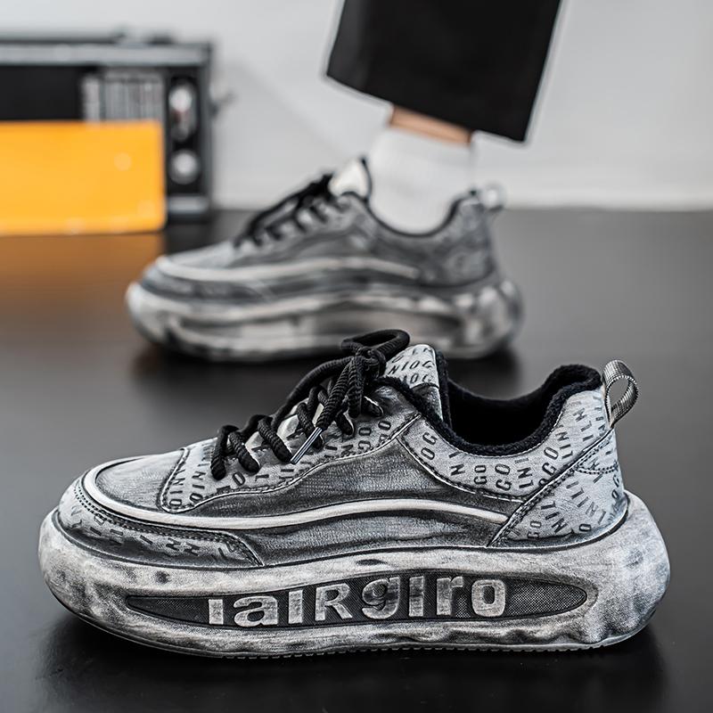 Thick Sole Add Cotton Running Shoes 2025 Autumn New Mens Casual Sneakers Fashion and Comfortable Four Seasons Anti Slip Footwear