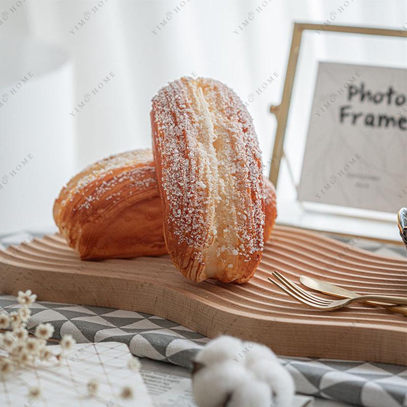 Fake desiccated coconut Bread PU Siumlation Cake For 2026 home decoration kids teach ads sketch model Artificial Food