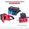 SURPASS HOBBY 28/29mm RC Motor Cooling Fan Metal Heat Sink Holder 8.4V 32000RPM for 1/8 1/10 1/12 RC Car Brushless Motor 380 390