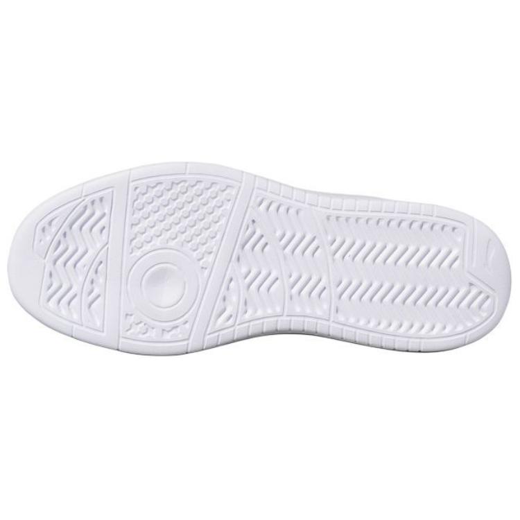 Li Ning Synthetic Leather Comfortable Trendy Non-Slip Lightweight Low-Top Skate Shoes Women sneaker White Black AGCU544-3